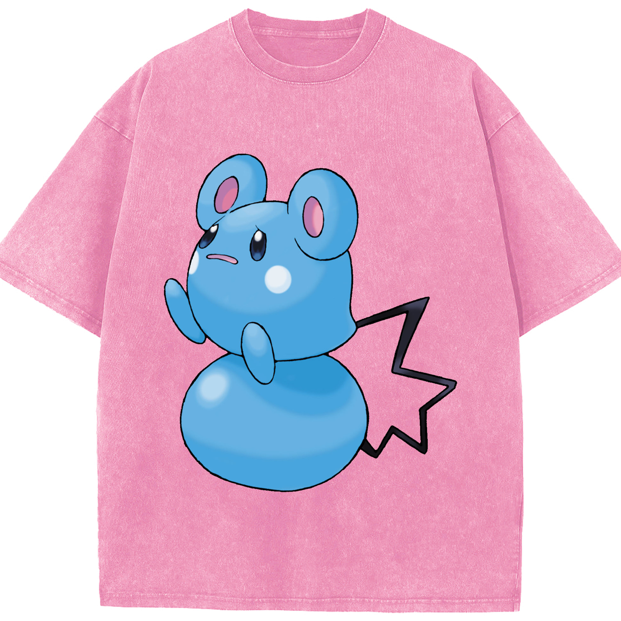 （画像用） ポケットモンスター Pokémon 綿100% ヴィンテージ風 半袖Tシャツ（フロントプリント）